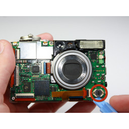 Замена батареи материнской платы Canon PowerShot S410