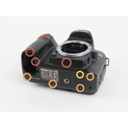Замена нижней крышки Nikon D80